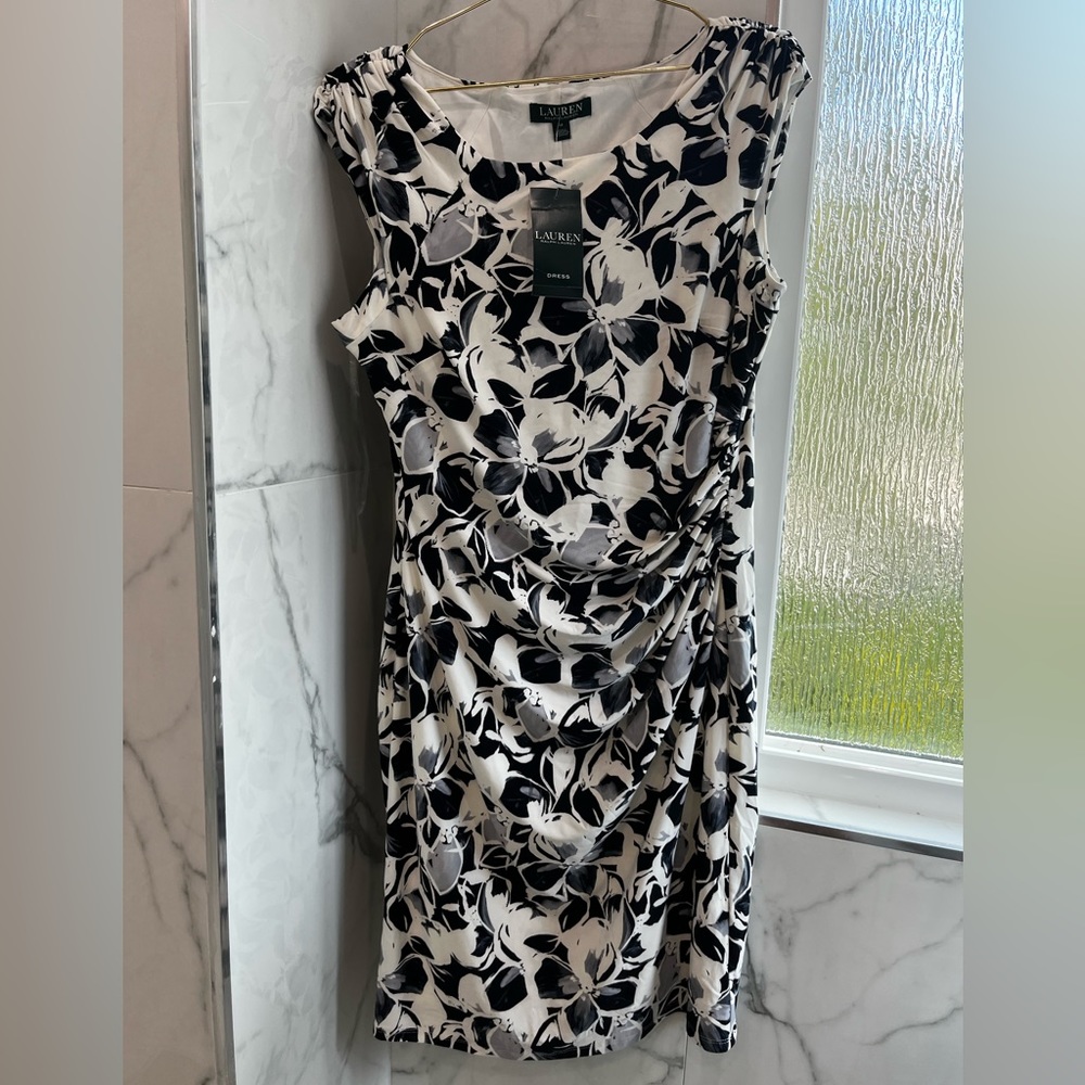 NWT Ralph Lauren elegant flowery dress